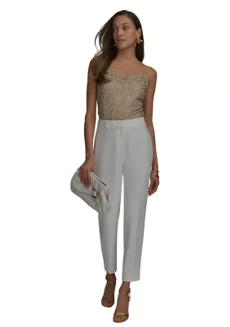 Women's Flat Front Straight Pants