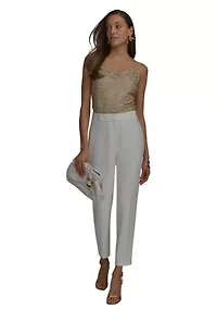 Women's Flat Front Straight Pants