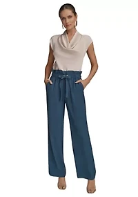 Women's Tie Waist Trousers