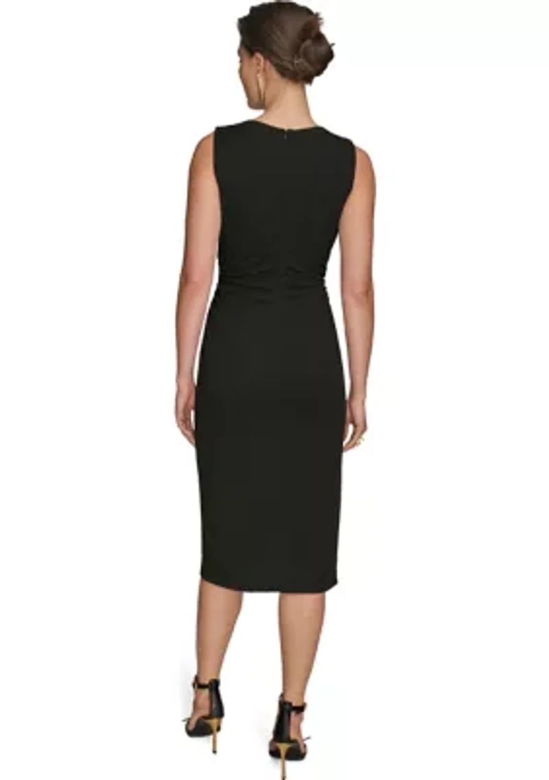 Women's Sleeveless Hardware Dress
