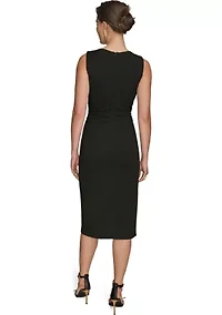Women's Sleeveless Hardware Dress