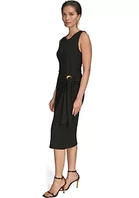 Women's Sleeveless Hardware Dress