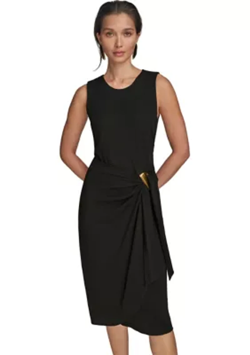 Women's Sleeveless Hardware Dress