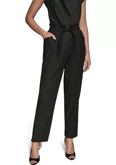Women's Belted Slim Pants
