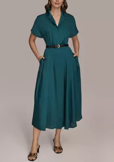 Women's Belted Shirtdress