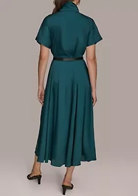 Women's Belted Shirtdress