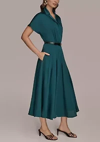 Women's Belted Shirtdress