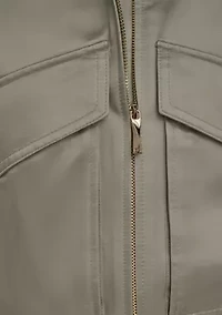 Women's Metallic Utility Jacket