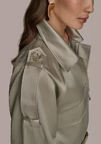 Women's Metallic Utility Jacket