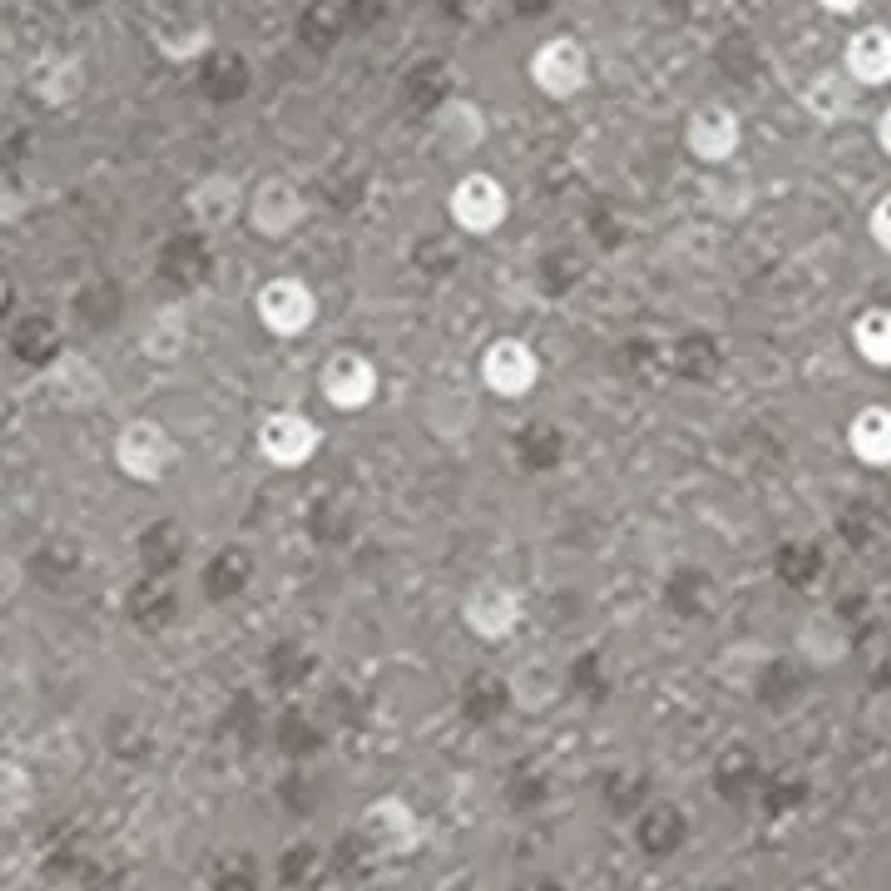 Women's Sequin Mesh Trim Pencil Skirt