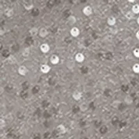 Women's Sequin Mesh Trim Pencil Skirt