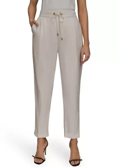 Women's Drawstring Cuffed Joggers