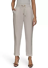 Women's Drawstring Cuffed Joggers