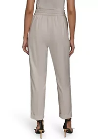 Women's Drawstring Cuffed Joggers