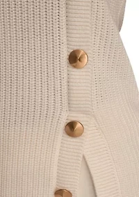 Women's Sleeveless Mock Neck Sweater