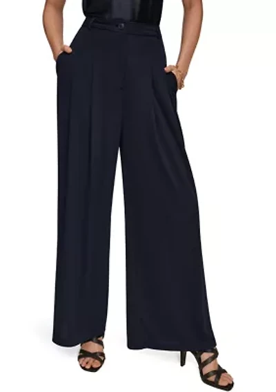 Women's Wide Leg Pleated Pants