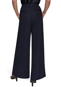 Women's Wide Leg Pleated Pants