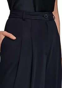 Women's Wide Leg Pleated Pants