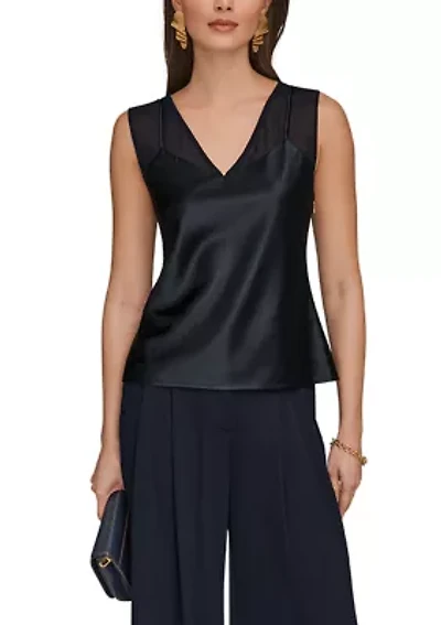 Women's Sleeveless V-Neck Top