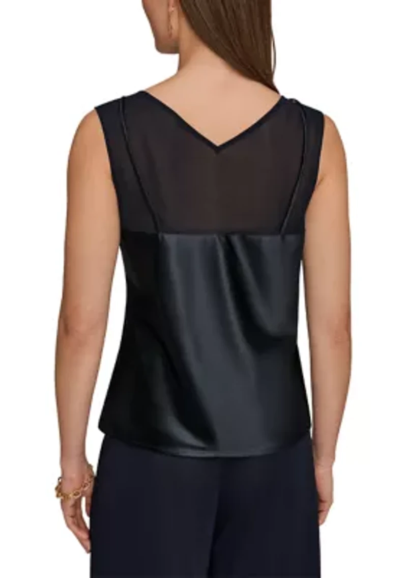 Women's Sleeveless V-Neck Top