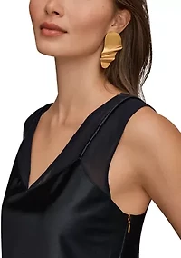 Women's Sleeveless V-Neck Top