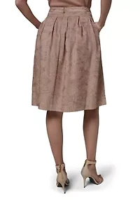 Women's Jacquard A-Line Skirt