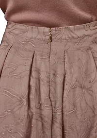 Women's Jacquard A-Line Skirt