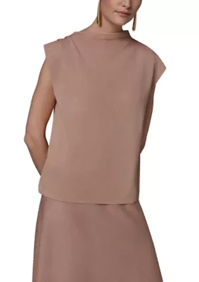 Women's Funnel Neck Knit Top