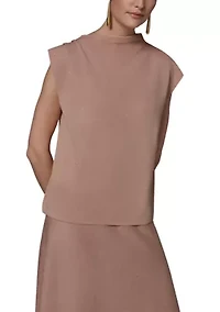 Women's Funnel Neck Knit Top