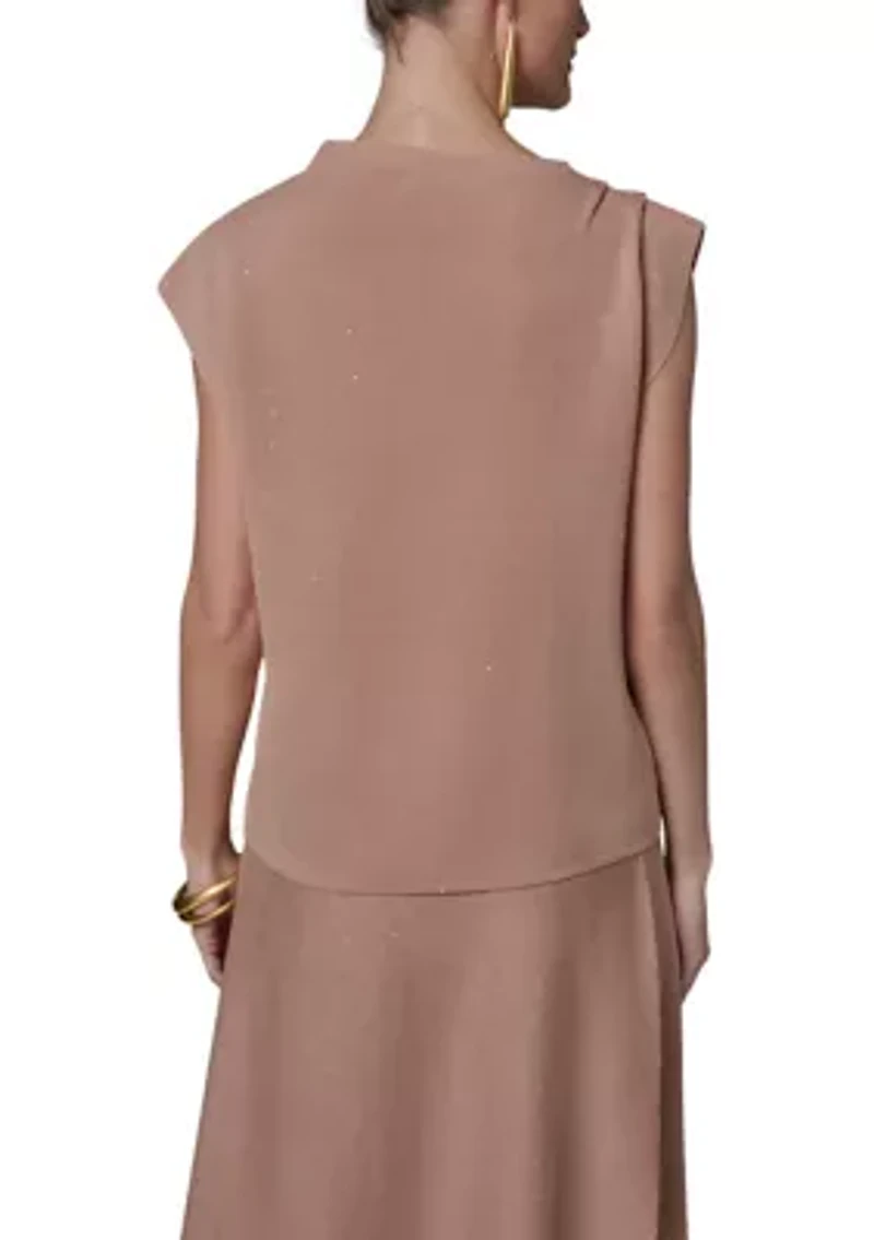 Women's Funnel Neck Knit Top