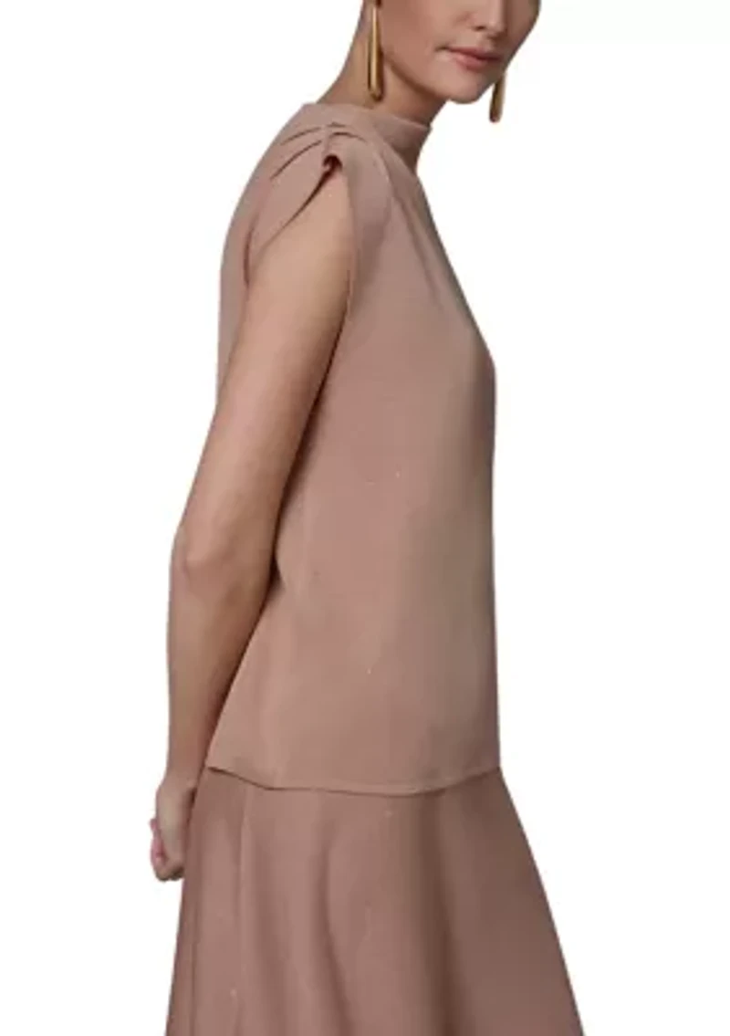 Women's Funnel Neck Knit Top