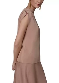 Women's Funnel Neck Knit Top