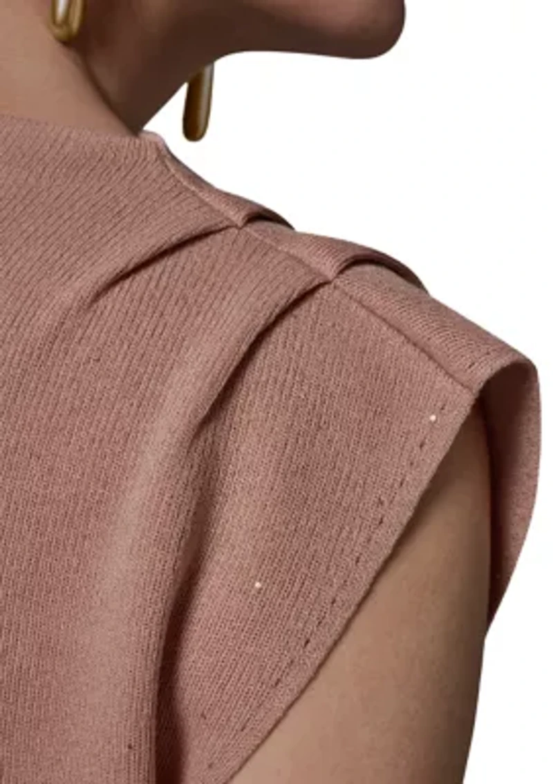 Women's Funnel Neck Knit Top