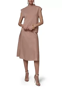 Women's Funnel Neck Knit Top