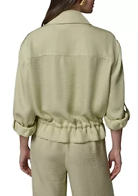 Women's Long Sleeve Utility Pocket Jacket