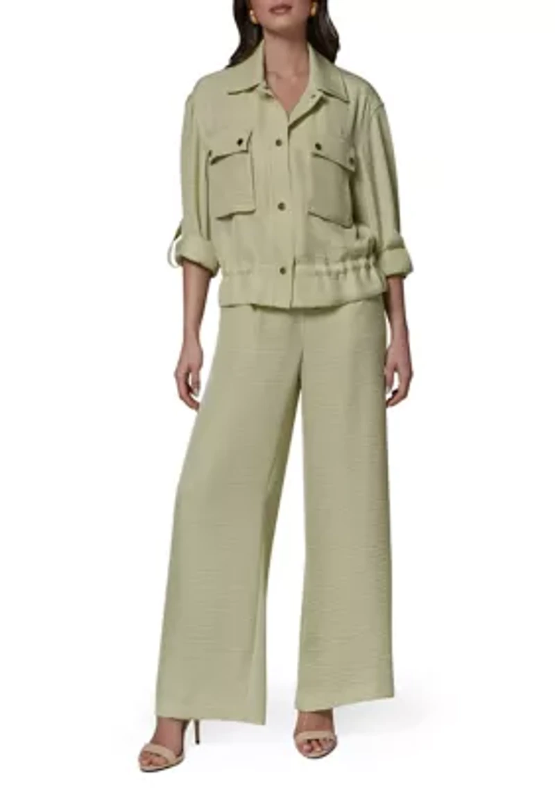 Women's Long Sleeve Utility Pocket Jacket