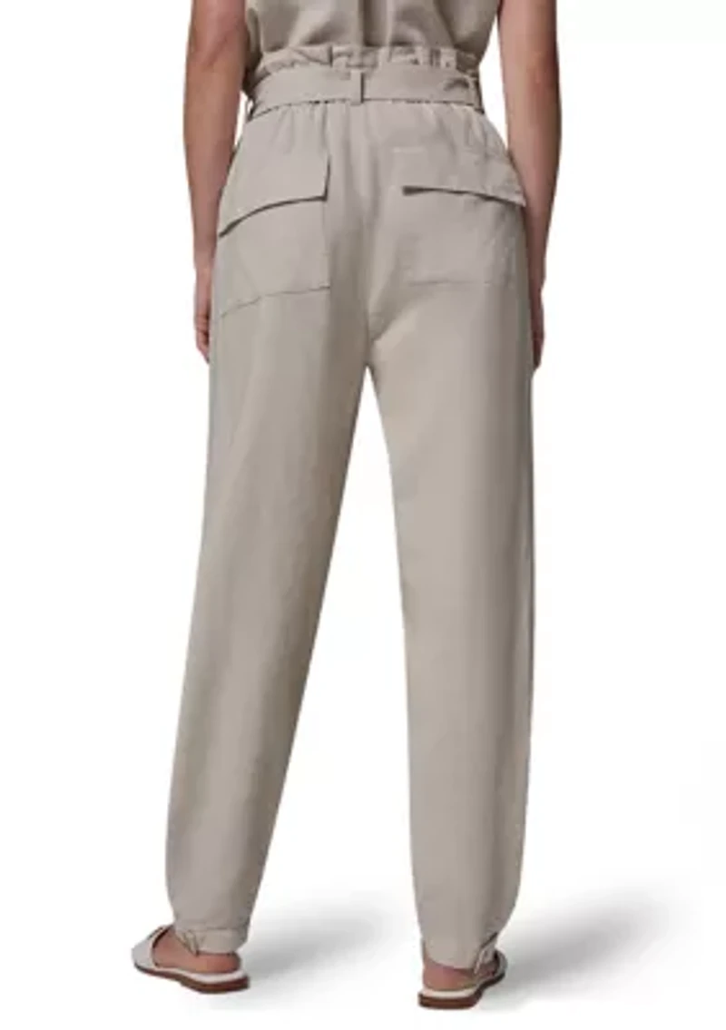 Women's Tie Waist Linen Pants