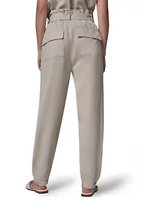 Women's Tie Waist Linen Pants