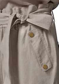 Women's Tie Waist Linen Pants