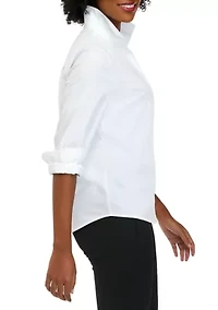 Women's Collared Button Front Shirt