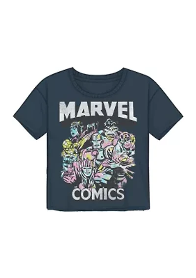 Short Sleeve Superhero Graphic T-Shirt