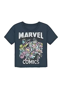 Short Sleeve Superhero Graphic T-Shirt