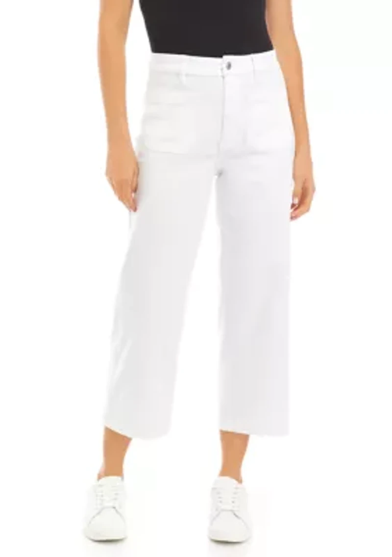 Women's High Rise Wide Leg Denim Jeans