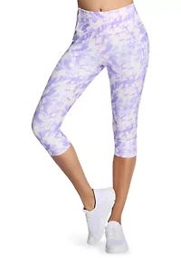 Women's GO FLEX® Printed High Waisted Capri Leggings