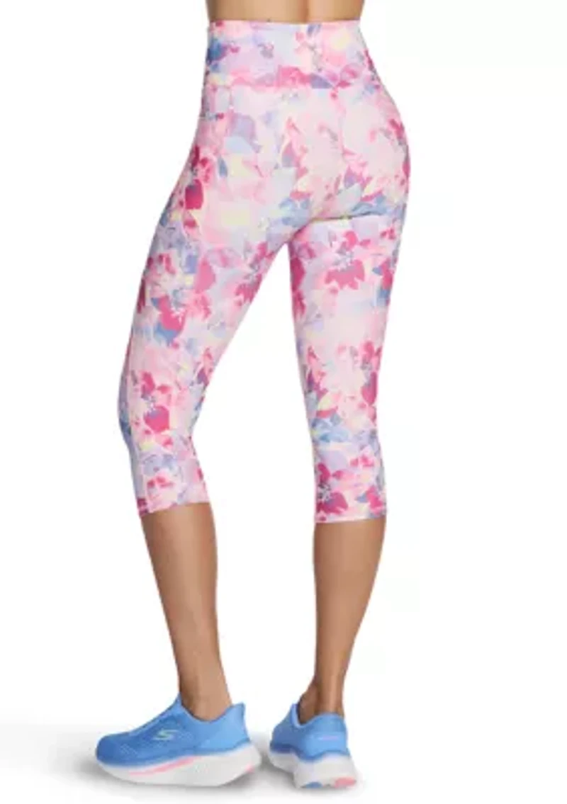 Women's GO FLEX® Printed High Waisted Capri Leggings