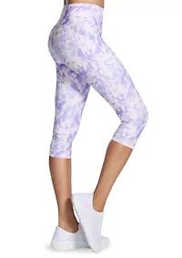 Women's GO FLEX® Printed High Waisted Capri Leggings