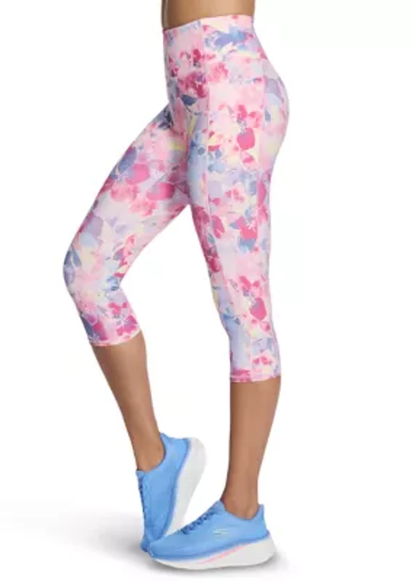 Women's GO FLEX® Printed High Waisted Capri Leggings