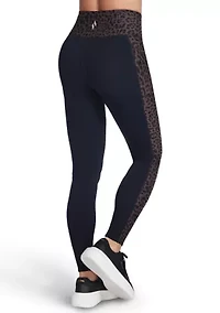 GO WALK® Full Length High-Waisted Cheetah Leggings