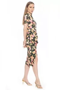 Zayd Boatneck Midi Sheath Dress