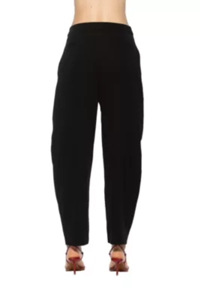 Solene Barrel Pants With Waistband